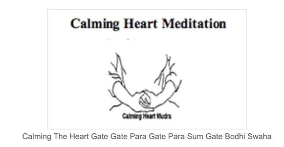 Calming Heart Mudra
